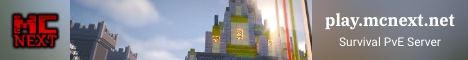 MCNext | Survival Server banner