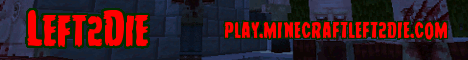 Minecraft Left2Die banner