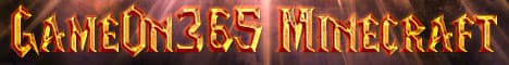 GameOn365 Minecraft banner