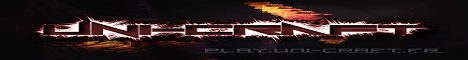 Uni-craft - Hunger-games, Faction, CrÃ©atif, Skyblock, banner
