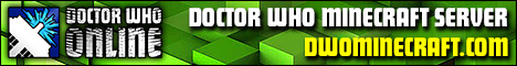 DWO Doctor Who Minecraft Server banner