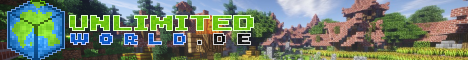 Unlimitedworld - Der Minecraft Wiki-Server banner