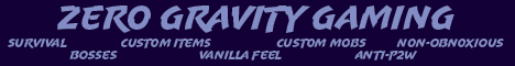 Zero Gravity Gaming banner