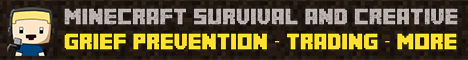 Menacecraft Survival Server [Java and Bedrock] banner