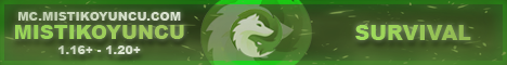 MistikOyuncu - Survival, Skyblock - 1.16-.1.20 - banner