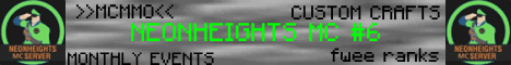 NeonHeights Minecraft banner