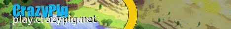 CrazyPig Family Friendly Minecraft Server banner