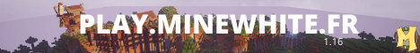 Minewhite banner