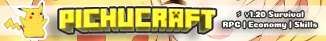 PichuCraft banner