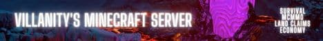 Villanity's Minecraft Server banner